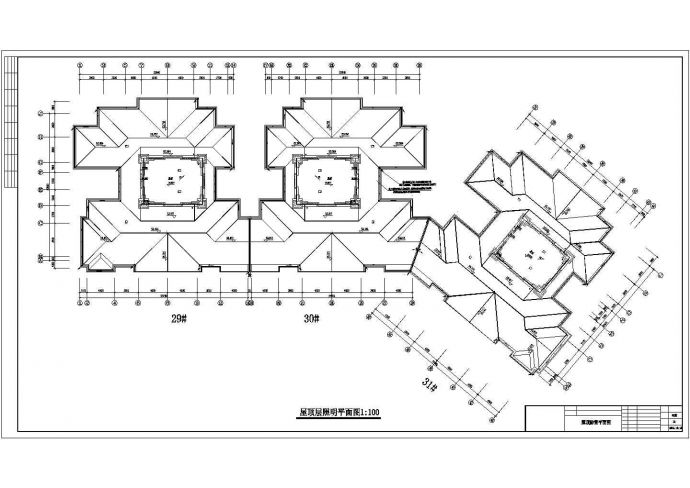 某商务综合楼全套电气设计施工CAD图_图1