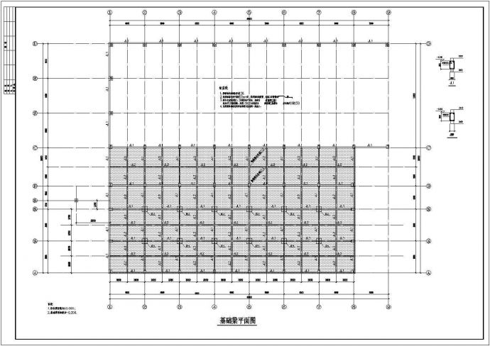 某地区建筑设计钢结构CAD施工图_图1