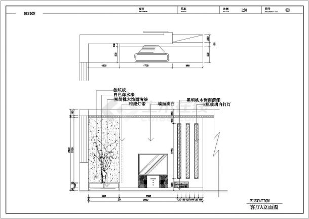 某地区家居装修设计施工CAD详情图-图一