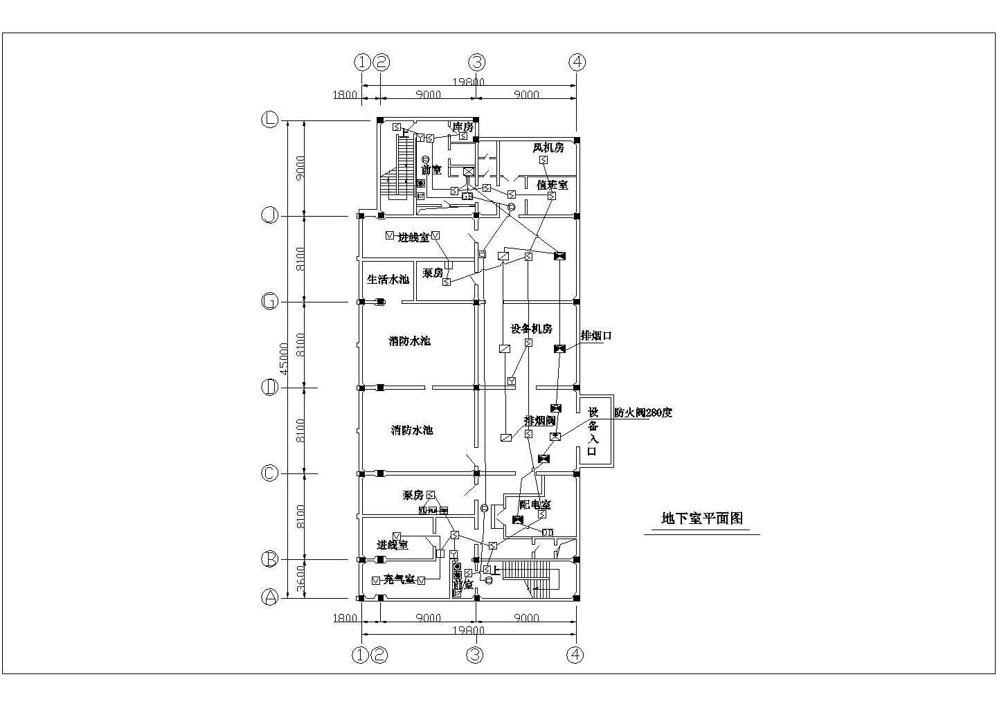 【鞍山】十二层移动办公大楼电气设计方案图纸