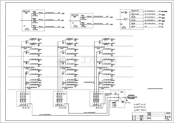 某处商住楼电气CAD设计施工图纸-图二