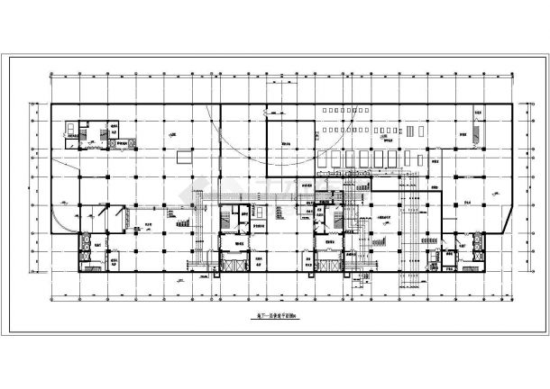 江苏某地区商场制冷机房设计CAD施工图纸-图一