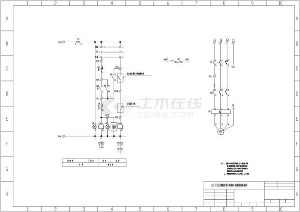 ac732型稳压泵_管道泵控制装置电路图-图一