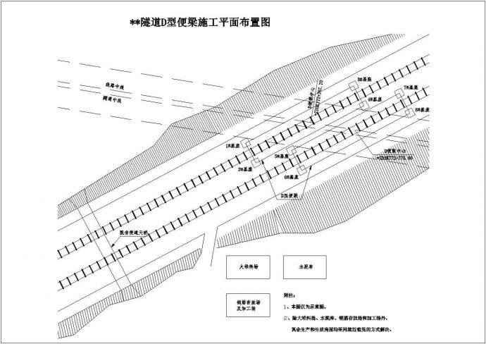 某铁路隧道D型便梁工程监控方案_图1