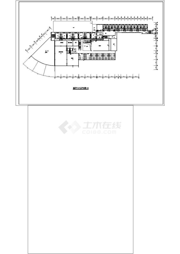 某地洗浴中心给排水设计施工cad详图-图二