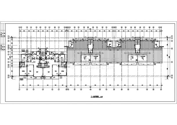 某地去小高层住宅给排水设计CAD施工图-图二