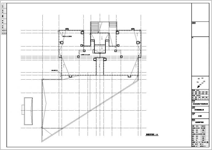 北京某高层住宅楼整套电气线路施工设计cad图纸_图1