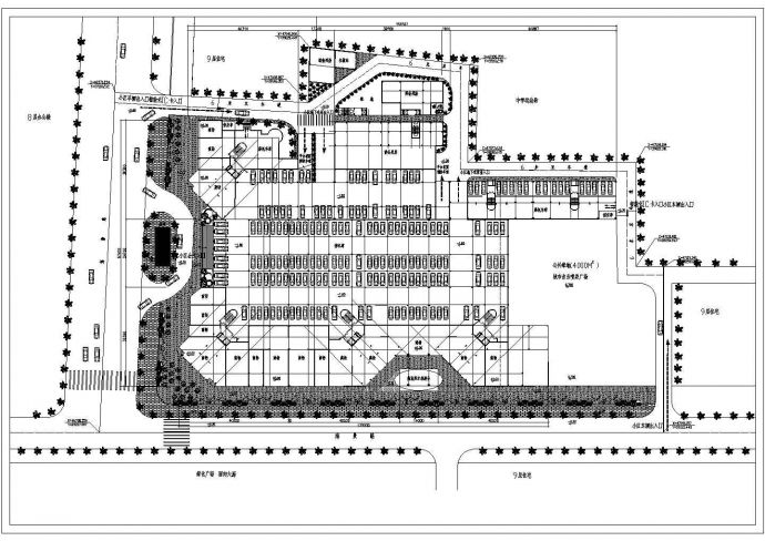 某小区住宅平面规划设计CAD施工图_图1