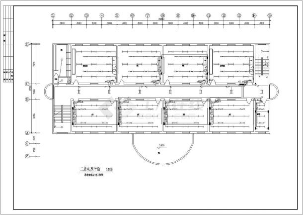 某地多层小学教学楼电气设计施工图-图二