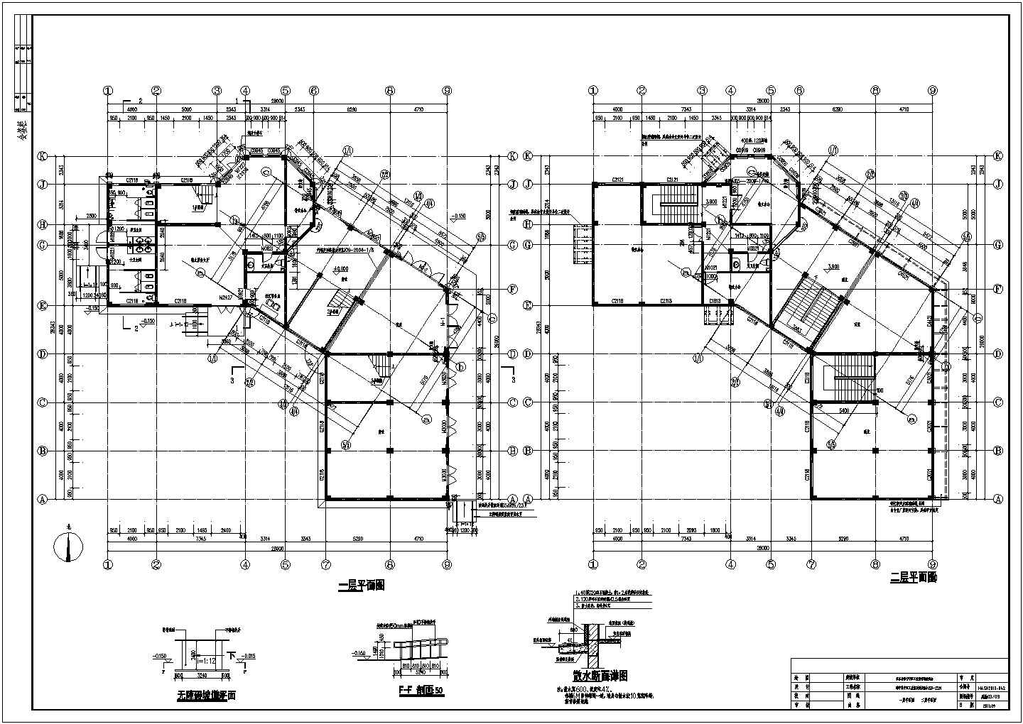 【江苏省】某地某工业园大门建筑设计施工图