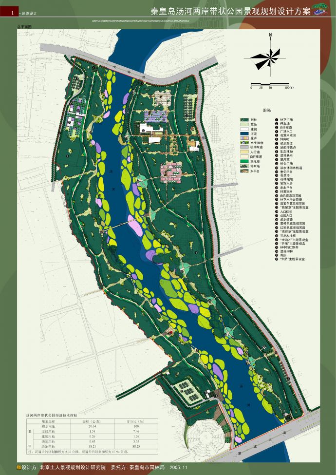 秦皇岛市河两岸带状公园景观规划设计方案_图1