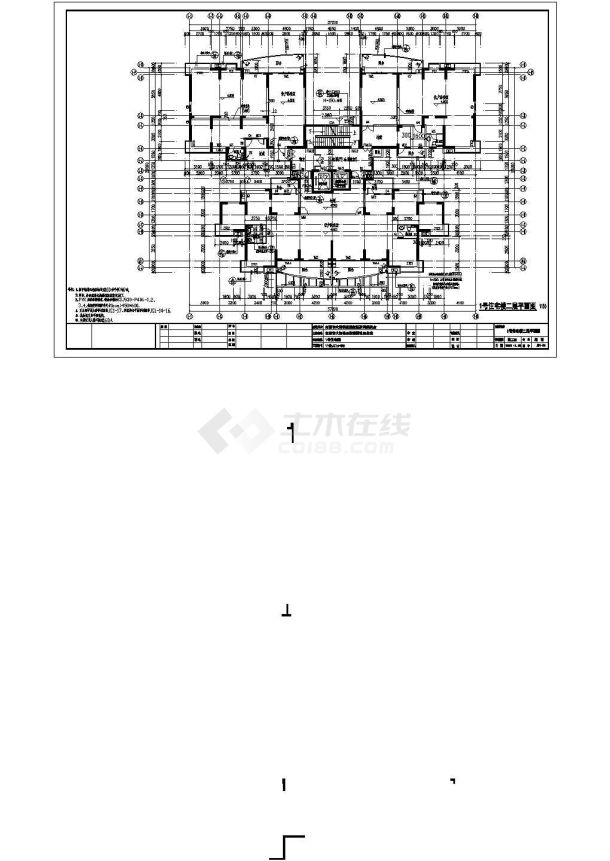 【广东省】某地某高层住宅全专业设计施工图-图二