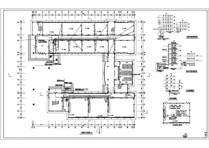 某地学院五层教学楼电气设计施工图_图1