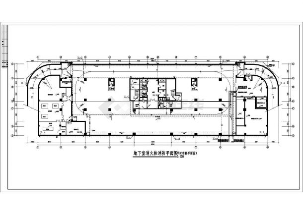 东莞某多层综合楼消防给排水设计图-图二