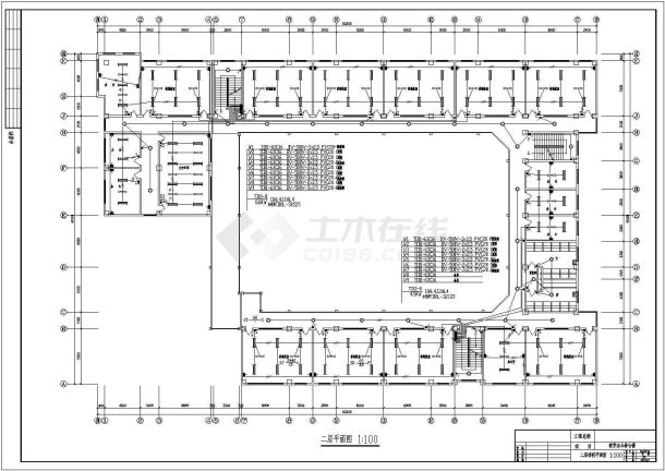 某地五层教学办公综合楼电气设计施工图-图二