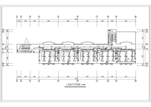某地三层教学综合楼电气施工设计方案-图二
