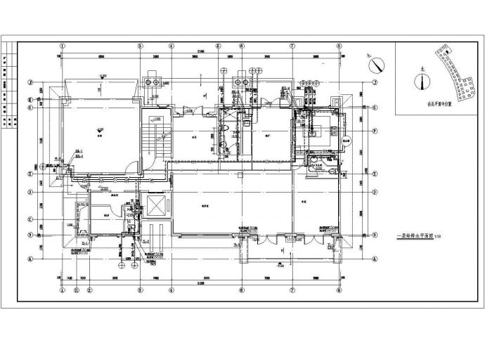 3层独栋建筑给排水及消防施工图（含热水系统）_图1