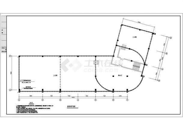 某地区某客运站电气CAD设计图纸-图二