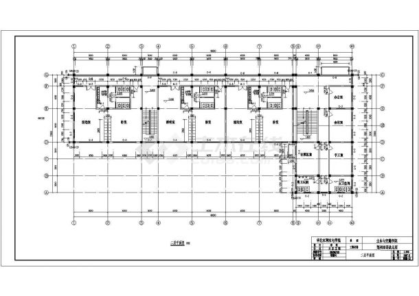4层局部3层幼儿园建筑结构施工图（含计算书）-图二
