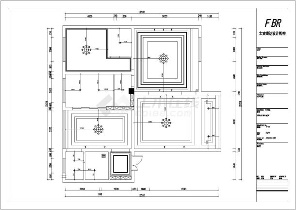 高新农村住宅楼一楼家装详细施工图-图二