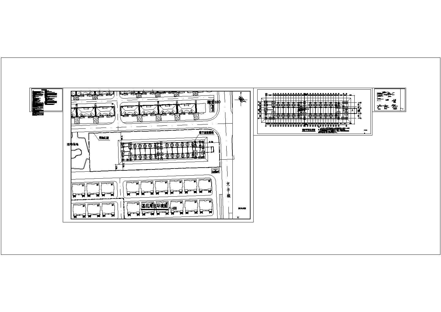 何哲吉塔文化中心基坑围护工程CAD施工图