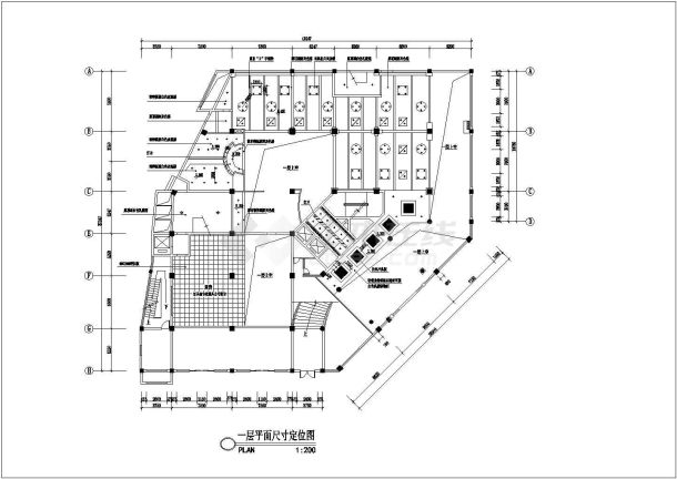 某地区火锅餐厅空调设计CAD平面施工图-图二