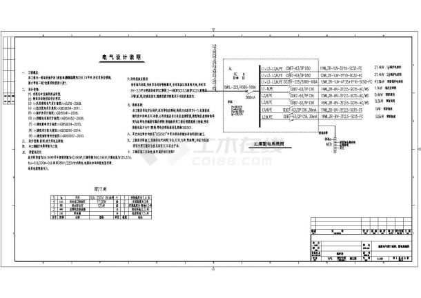 某化工厂仓库和锅炉房电气设计图纸-图二