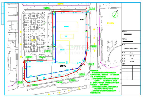 【广东】某地某工地基坑支护工程设计施工图-图二