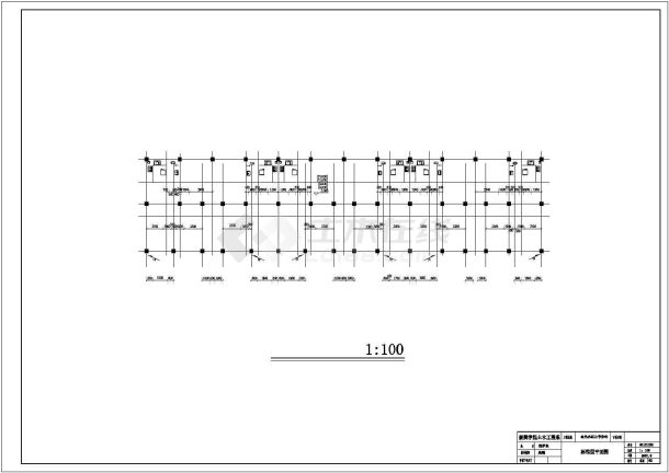 3547平米六层框架住宅楼建筑结构施工图（毕业设计）-图二