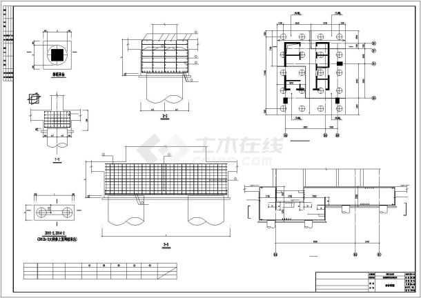 【广东】某地某厂区地下车库建筑结构施工图-图一