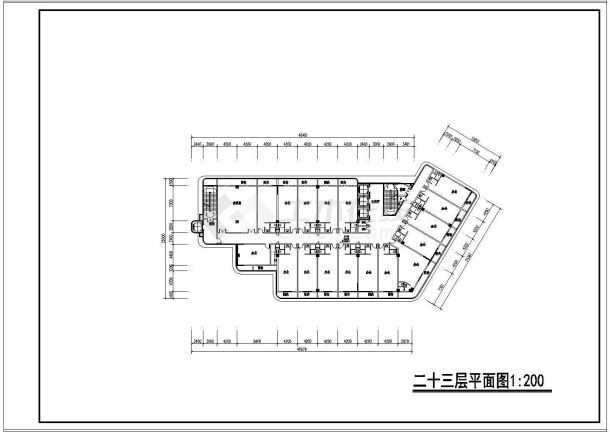 某地区快捷酒店综合楼精品方案-图一