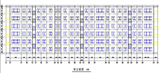 6000平米六层框架住宅楼建筑施工图（毕业设计)-图二