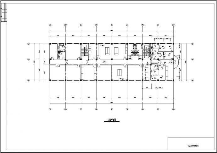 某地区办公楼无菌室净化空调设计CAD图_图1