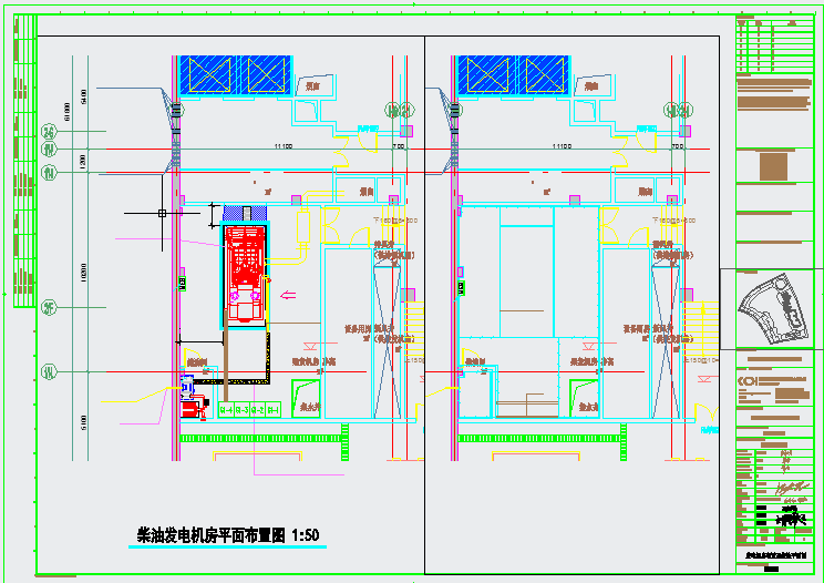 无锡万达文旅城强电施工设计CAD图