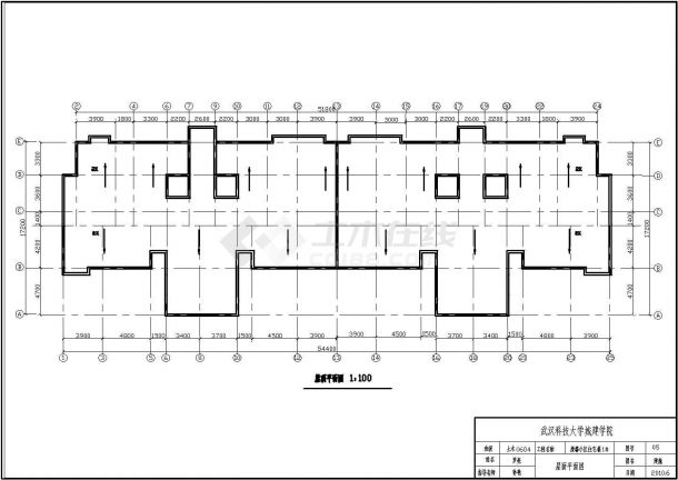 9180平米10层框架住宅施工图（毕业设计）-图二