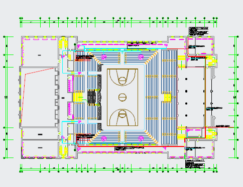 某地高层体育馆监控改造工程设计图-图二