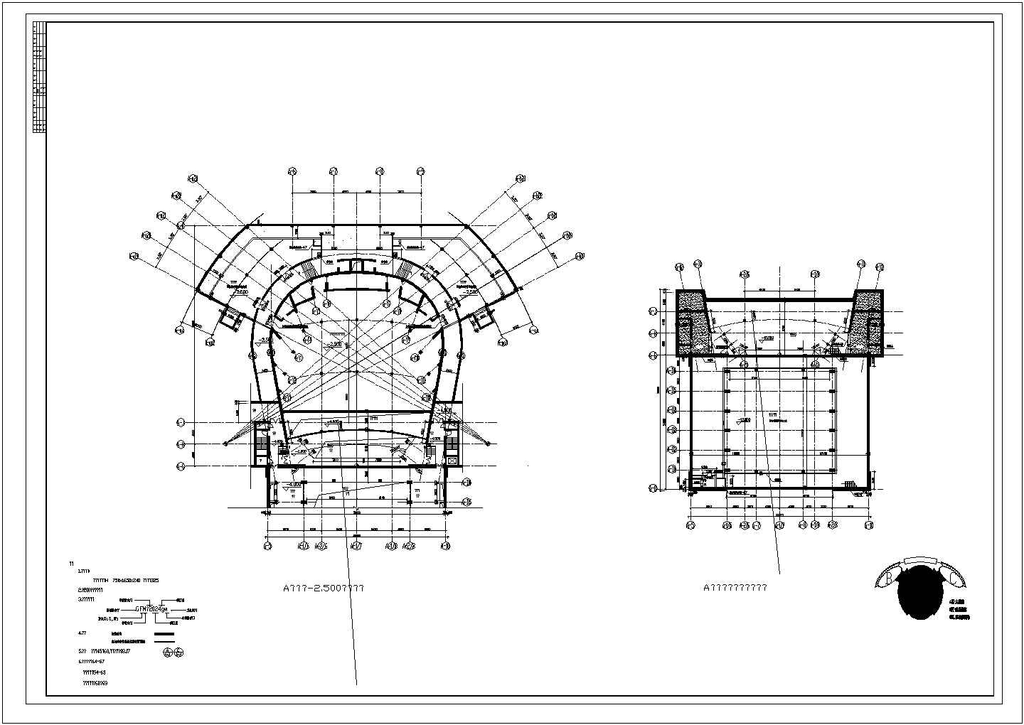 【福建】现代风格省级千人坐席剧院建筑设计施工图