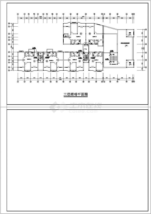 某地区小车站电气施工CAD设计图纸-图二