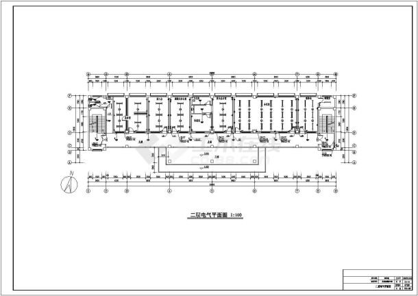 【广东省】某地某教学楼水电设计施工图-图二