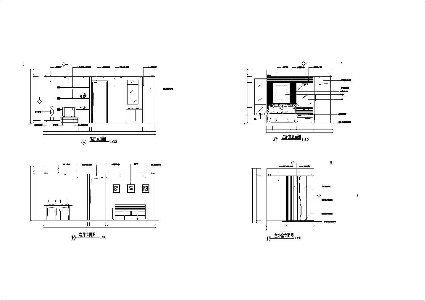 福建省某乡村小商品房CAD建筑设计图