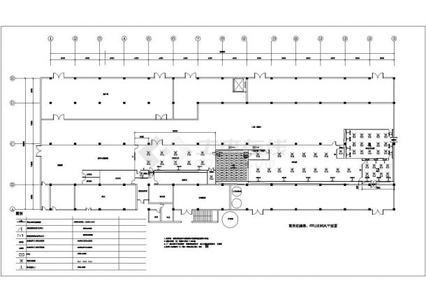 湖南某地区电子厂房净化工程设计CAD施工图-图二