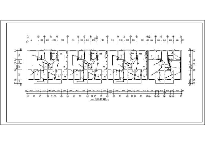 某地区五层住宅楼全套电气施工详图_图1