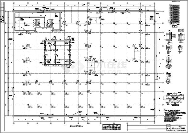 【黑龙江】某地某高层办公楼结构水电施工图-图二