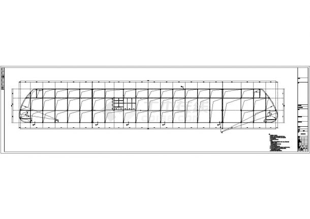 【福建】地上三层与二层现浇框架结构商业楼结构施工图-图二
