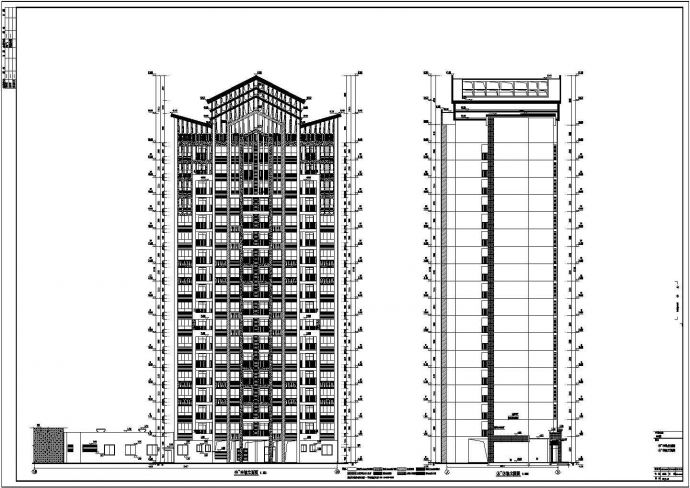 【常德】某高层住宅带商业建筑和结构全套图纸_图1