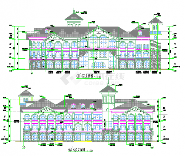【湖南】某框架结构幼儿园设计施工图-图二