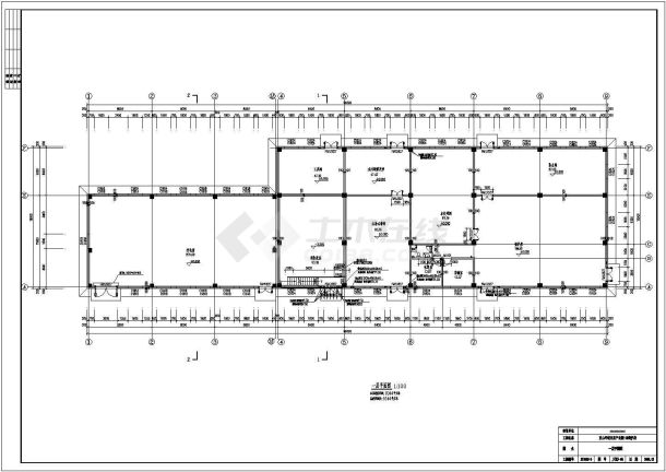 某地某产业园锅炉房建筑设计施工图-图一