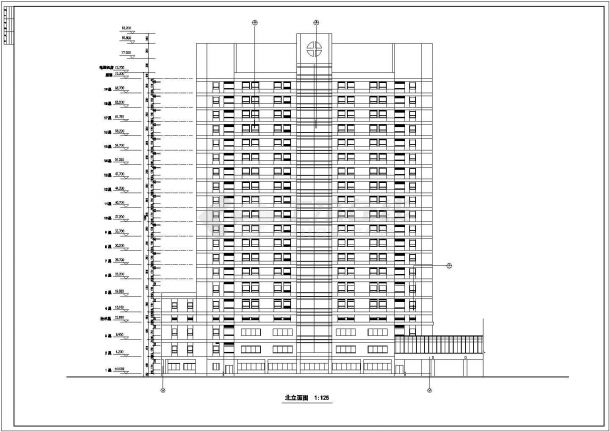 [东阳]某十九层医院大楼建筑设计方案-图二