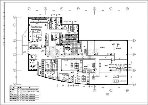 某酒店建筑楼宇自控系统设计施工图纸-图一