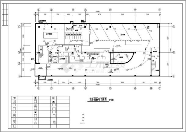 某酒店建筑弱电设计施工CAD图纸-图一